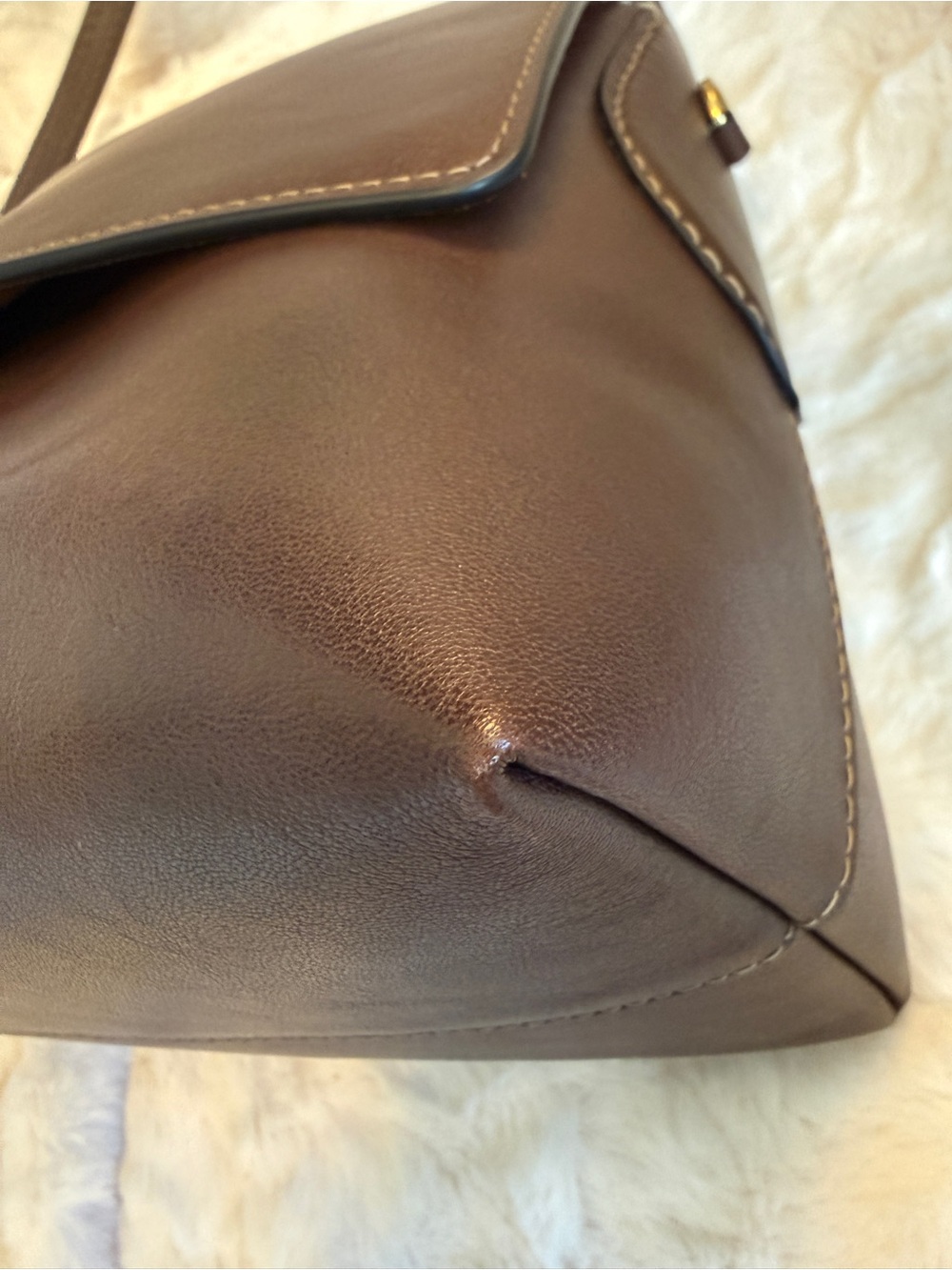 Coach Chelsea 30 bag in Maple brown - Picture 9 of 16